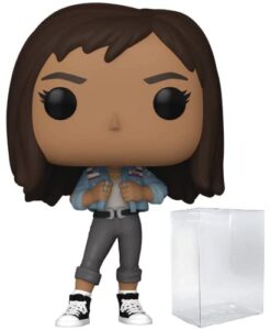 pop marvel: doctor strange multiverse of madness - america chavez funko vinyl figure (bundled with compatible box protector case), multicolor, 3.75 inches