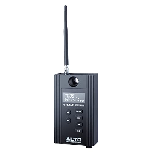 Alto Professional Stealth MKII-UHF Stereo Wireless Audio System for Active Speakers with Transmitter and 2 Receivers, 2 XLR Ins, Expandable