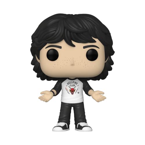 POP [Stranger Things - Mike Wheeler [Season 4] Funko Vinyl Figure (Bundled with Compatible Box Protector Case), Multicolor, 3.75 inches