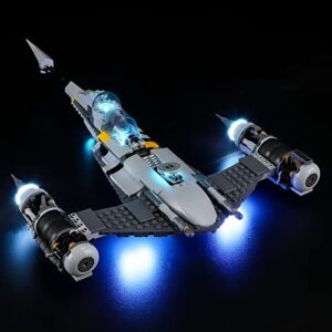 YEABRICKS LED Light Kit for Lego - Star Wars The Mandalorian's N-1 Starfighter Building Blocks Model, LED Light Set Compatible with 75325(Lego Set NOT Included)