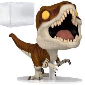 POP Jurassic World Dominion - Atrociraptor (Tiger) #1218 Specialty Series Funko Vinyl Figure (Bundled with Compatible Box Protector Case), Multicolor, 3.75 inches