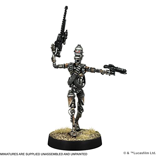 Atomic Mass Games Star Wars: Legion IG-Series Assassin Droids Operative Expansion - Tabletop Miniatures Game, Strategy Game for Kids and Adults, Ages 14+, 2 Players, 3 Hour Playtime, Made