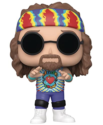 POP WWE: Dude Love Funko Pop! Vinyl Figure (Bundled with Compatible Pop Box Protector Case), Multicolor, 3.75 inches