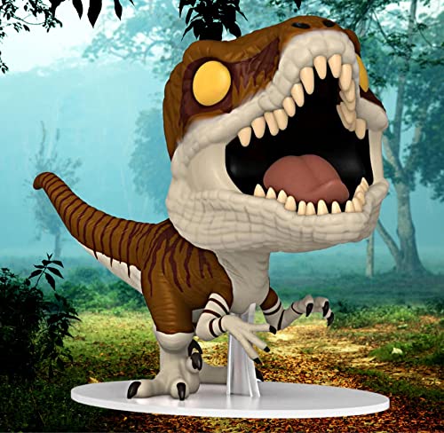 POP Jurassic World Dominion - Atrociraptor (Tiger) #1218 Specialty Series Funko Vinyl Figure (Bundled with Compatible Box Protector Case), Multicolor, 3.75 inches