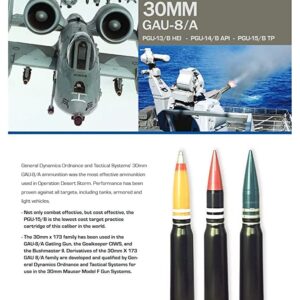 General Dynamics APFSDS-T Model Round with Real 30mm Shell Casing, 30mm Round