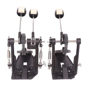 Ktaxon Double Bass Drum Pedals, Double Chain Drum Step on Hammer for Drum Set and Electronic Drums