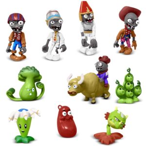 genqiang action figures set, 10 pieces mini figurines, surprise game series pvc toys for kids and fans, ideal for collection party supplies cupcake toppers