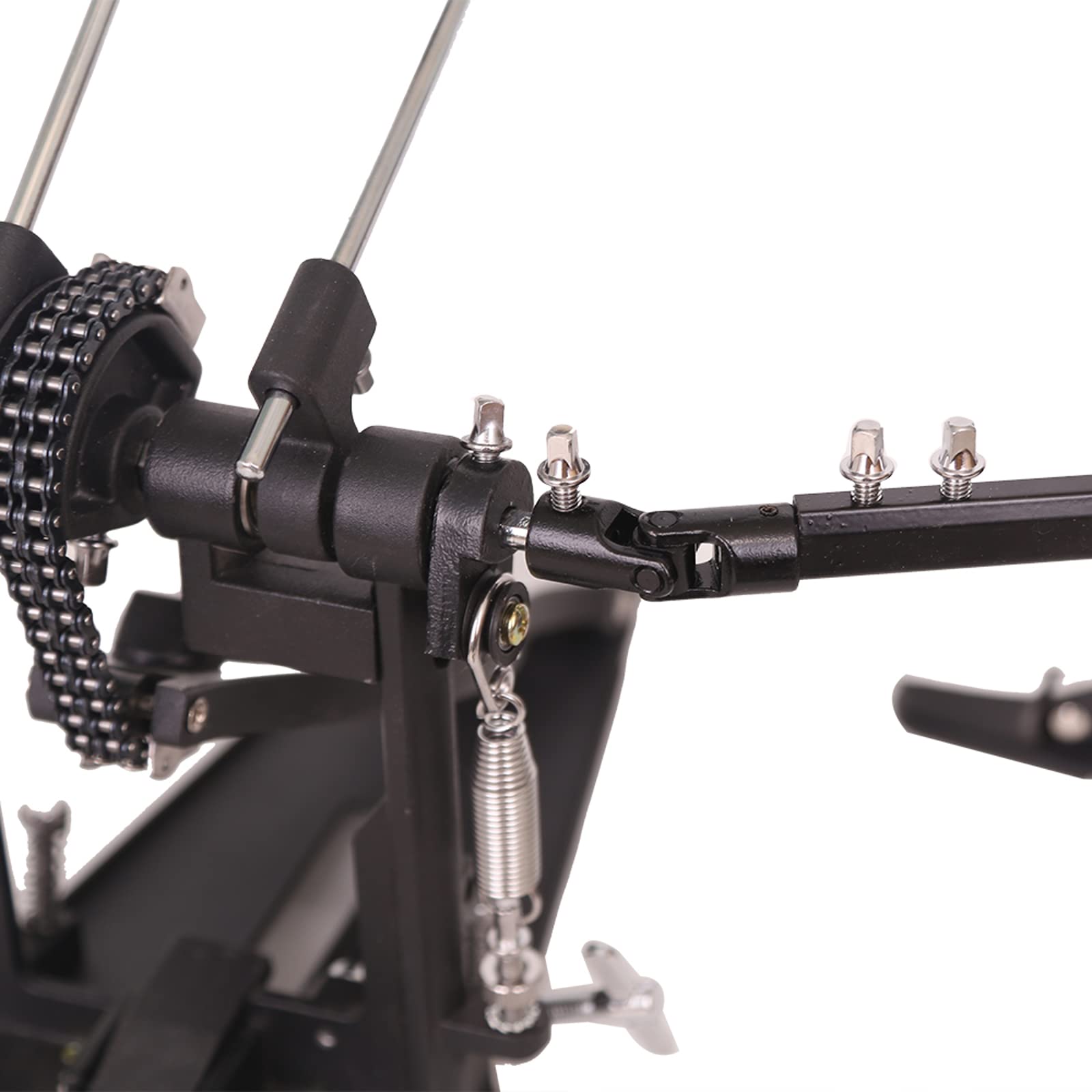 Ktaxon Double Bass Drum Pedals, Double Chain Drum Step on Hammer for Drum Set and Electronic Drums