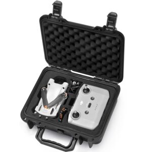 lekufee compact waterproof hard case compatible with dji mini 3 pro drone and dji mini 3 drone accessories (case only)(not fit dji rc)