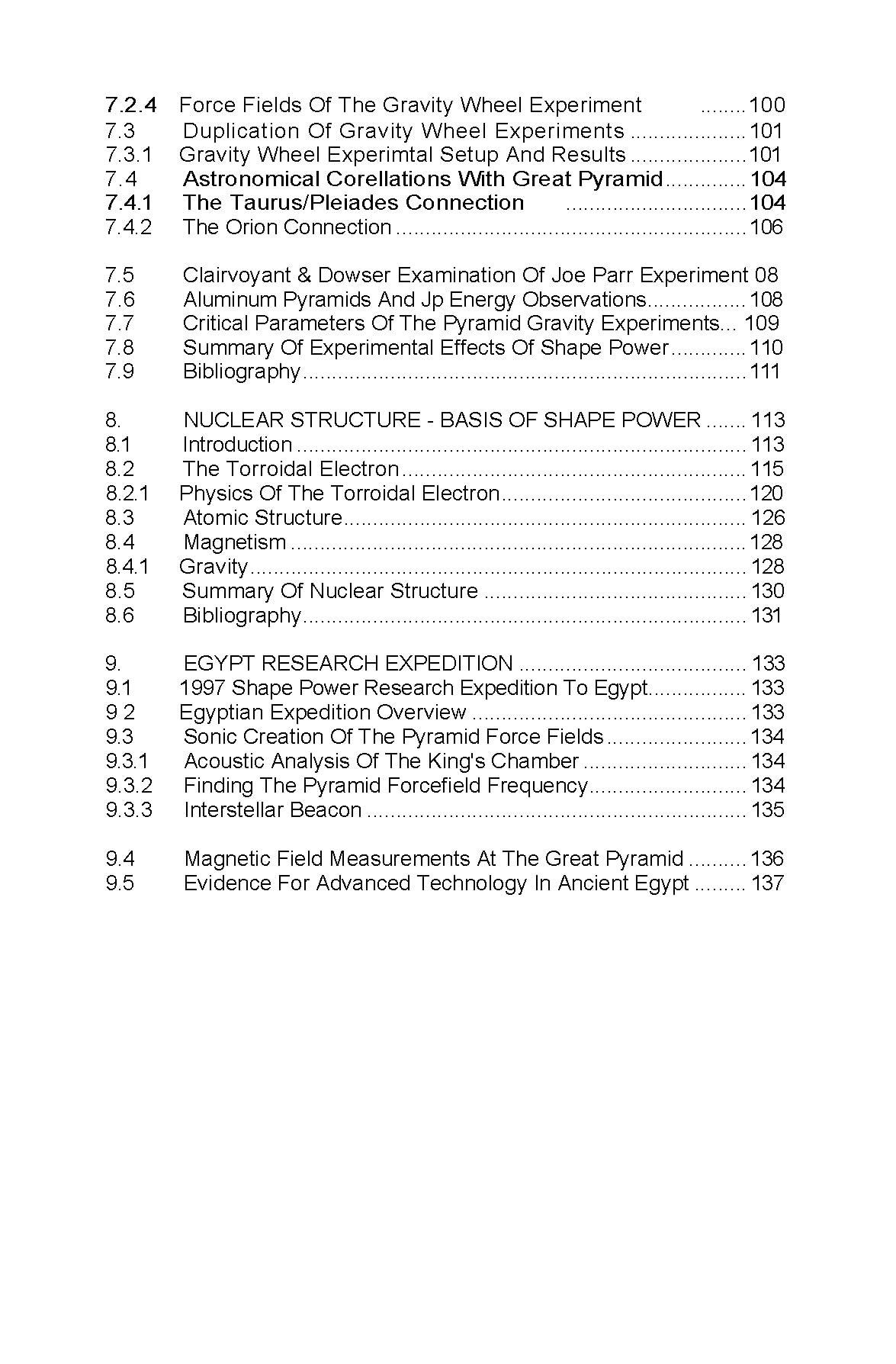 SHAPE POWER. A Treatise on How Form Converts Universal Aether into Electromagnetic and Gravity Forces and Related Discoveries in Gravitational Physics. [Typeset, Unbound Loose Leaf] Revisions 11/2022