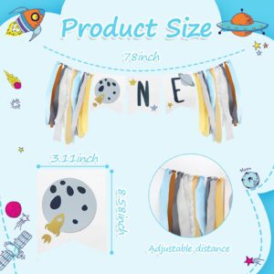 You Are My Sunshine High Chair Banner,First Trip Around The Sun Birthday Decoration,Boho Sunflower Party Decoration (Blue Space)