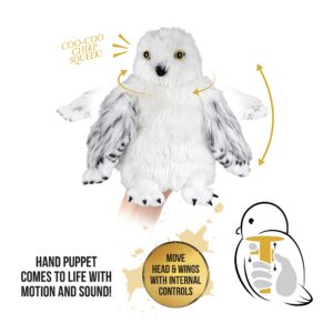 The Noble Collection Hedwig Electronic Interactive Plush Puppet