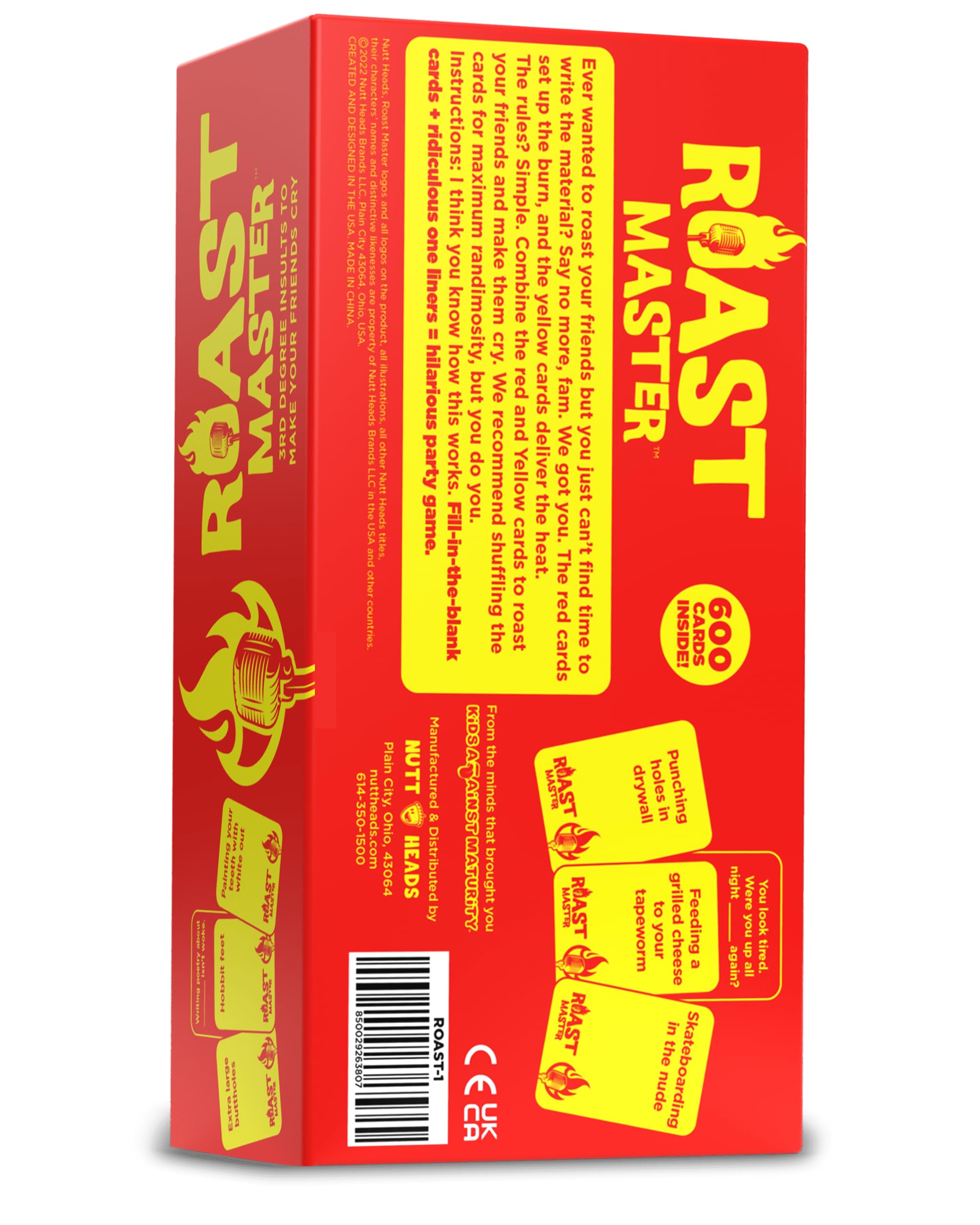 RoastMaster Card Game, Hilarious Roast Game for Party Game Nights - New Adult Card Game by Kids Against Maturity (First Edition)