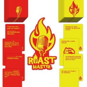 RoastMaster Card Game, Hilarious Roast Game for Party Game Nights - New Adult Card Game by Kids Against Maturity (First Edition)