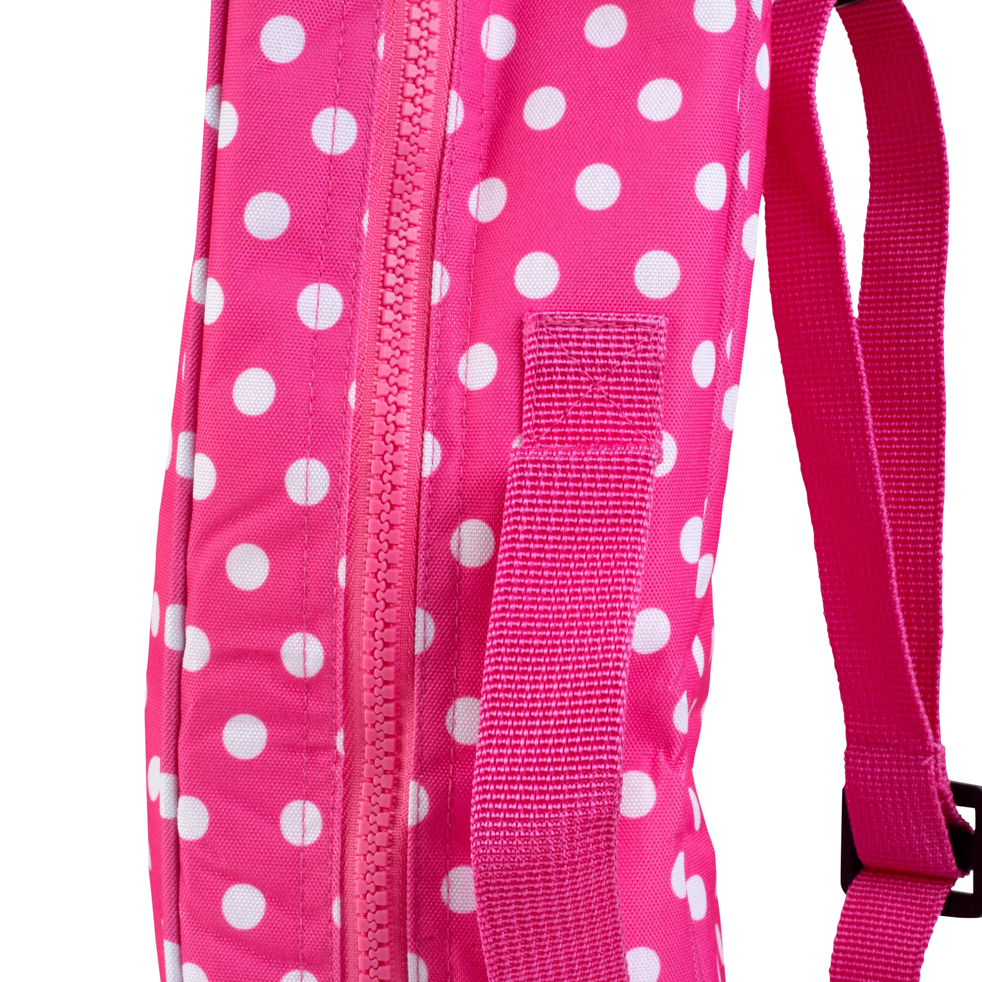 Doll Storage Carrying Case - (Pink Polka Dot) for Any 18" Doll - Organizer Storage Traveling Accessories Case w Clear Window, Zipper, and Carrying Strap, Great Birthday for Kids Girls