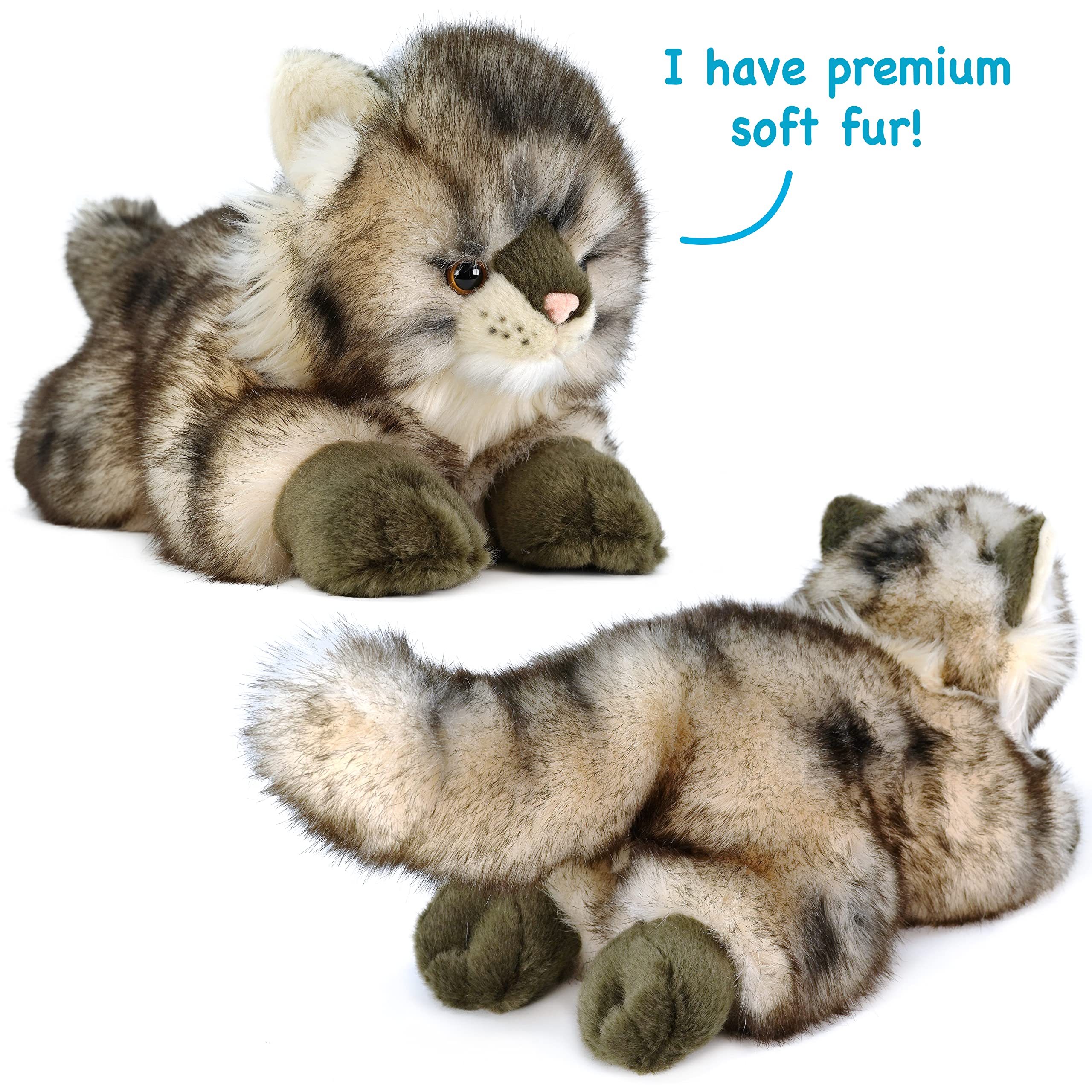 VIAHART Ricky The Maine Coon | 16 Inch Stuffed Animal Plush | by TigerHart Toys