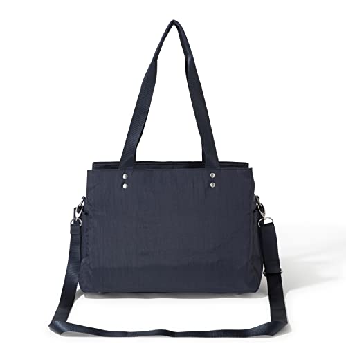 Baggallini The Only Bag - Multi-Compartment Crossbody Tote Bag for Women, French Navy