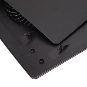 Faceplate Shell Cover Dustproof Replaceable Heat Dissipation ABS Console Panel Plate with Heater Fan for Game Console