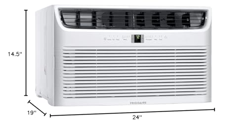 Frigidaire FHTC142WA2 Wall Air Conditioner 14000 Cooling BTU, 700 sq. ft. 230/208 Volts, Remote, White