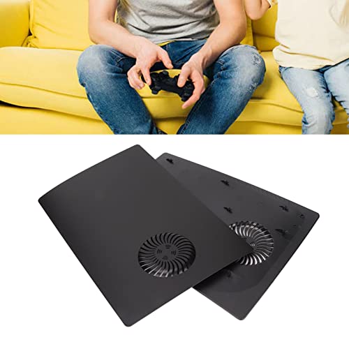 Faceplate Shell Cover Dustproof Replaceable Heat Dissipation ABS Console Panel Plate with Heater Fan for Game Console