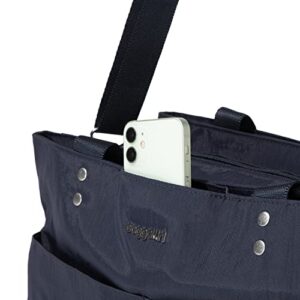 Baggallini The Only Bag - Multi-Compartment Crossbody Tote Bag for Women, French Navy