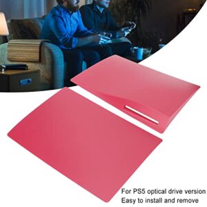 Replacement Panel Impact Resistant Easy to Remove dustproof Front Cover for Game Consoles Star Red