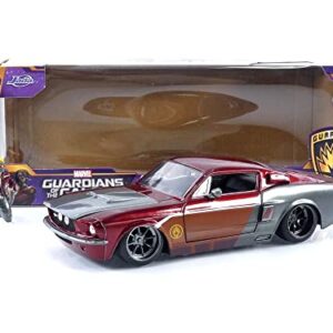 Jada Toys Marvel Guardians of The Galaxy 1:24 1967 Shelby GT500 Die-cast Car with 2.75" Star-Lord Figure