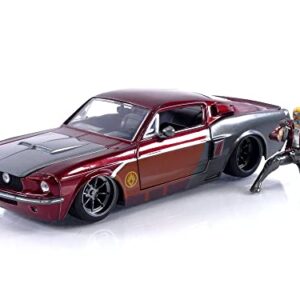 Jada Toys Marvel Guardians of The Galaxy 1:24 1967 Shelby GT500 Die-cast Car with 2.75" Star-Lord Figure