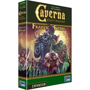 lookout caverna the cave farmers frantic fiends board game expansion | cooperative farming strategy game for adults and kids | ages 12+ | 1-7 players | avg. playtime 30-210 minutes | lookout games