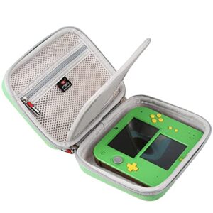 fblfobeli hard travel storage case for nintendo 2ds legend of zelda ocarina of time 3d (case only) (green)