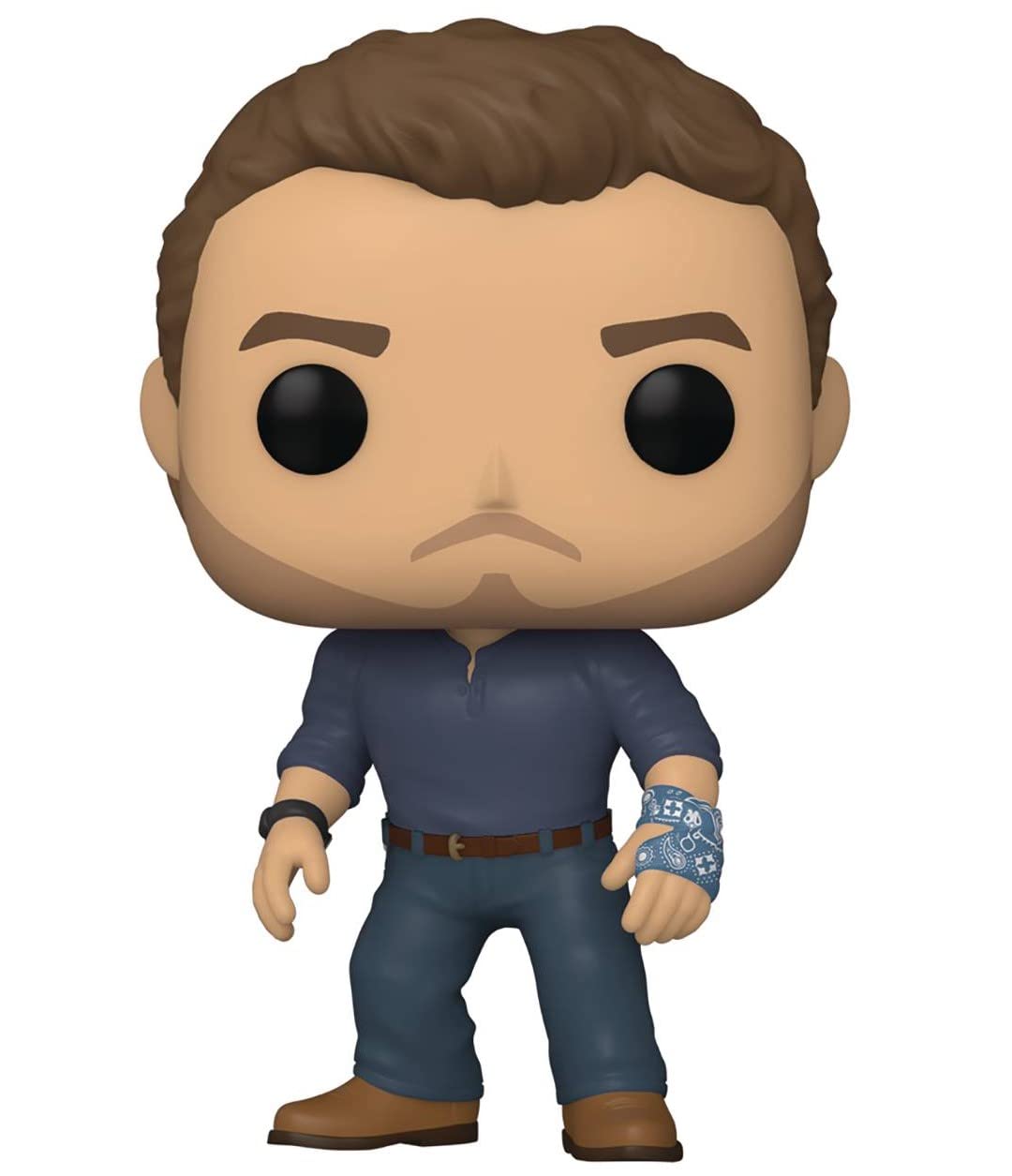 POP Jurassic World Dominion - Owen Grady Funko Vinyl Figure (Bundled with Compatible Box Protector Case), Multicolor, 3.75 inches