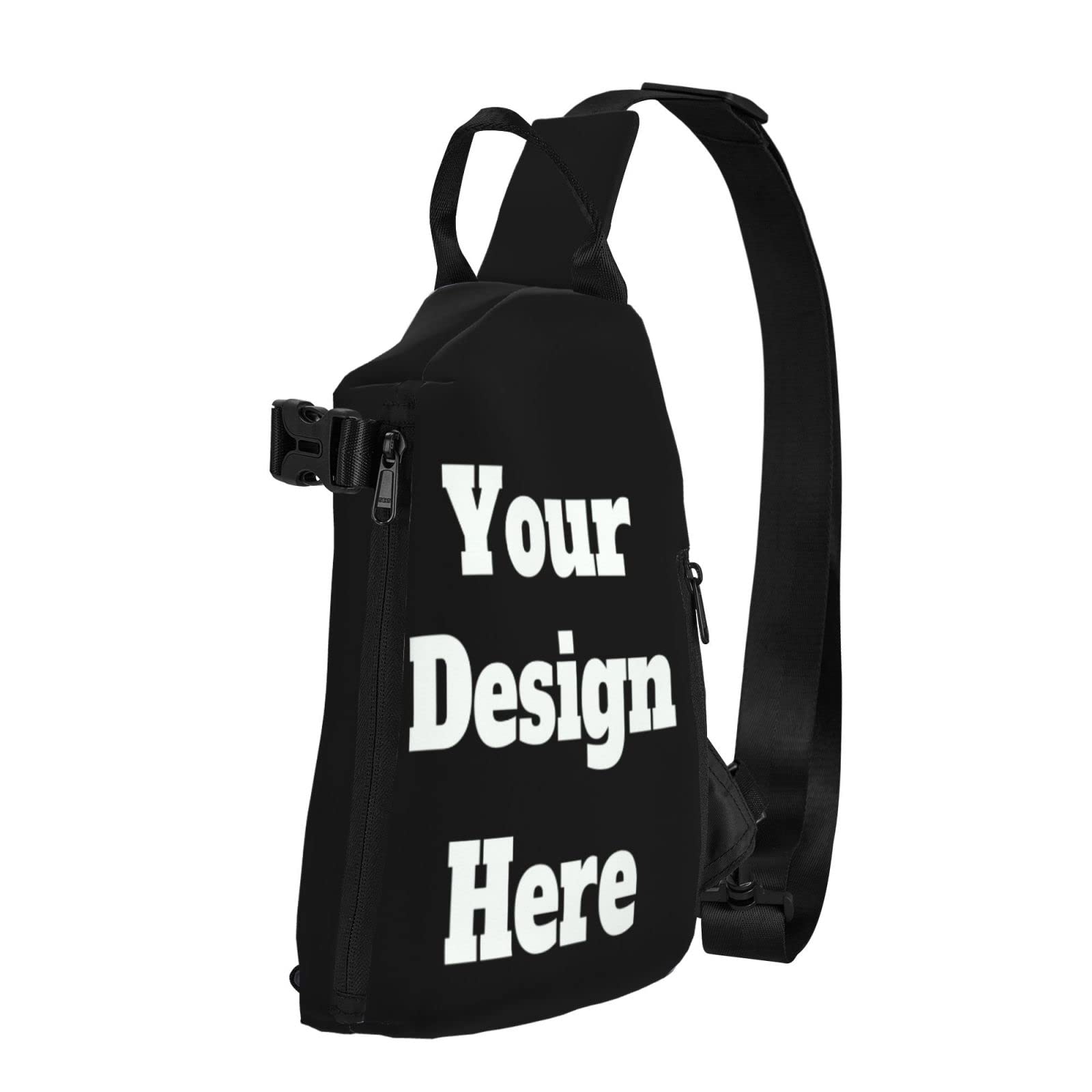 Custom Crossbody Chest Bag Customizable Crossbody Chest Bag Your Own Sport Shoulder Crossbody Bag Customized Gifts Customized Gifts Personalized Photo Gifts Custom Gifts For Men