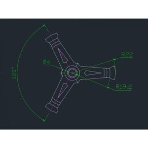 Microheli PLA 3D Printed Swashplate Leveler (YL) - Blade Infusion 180