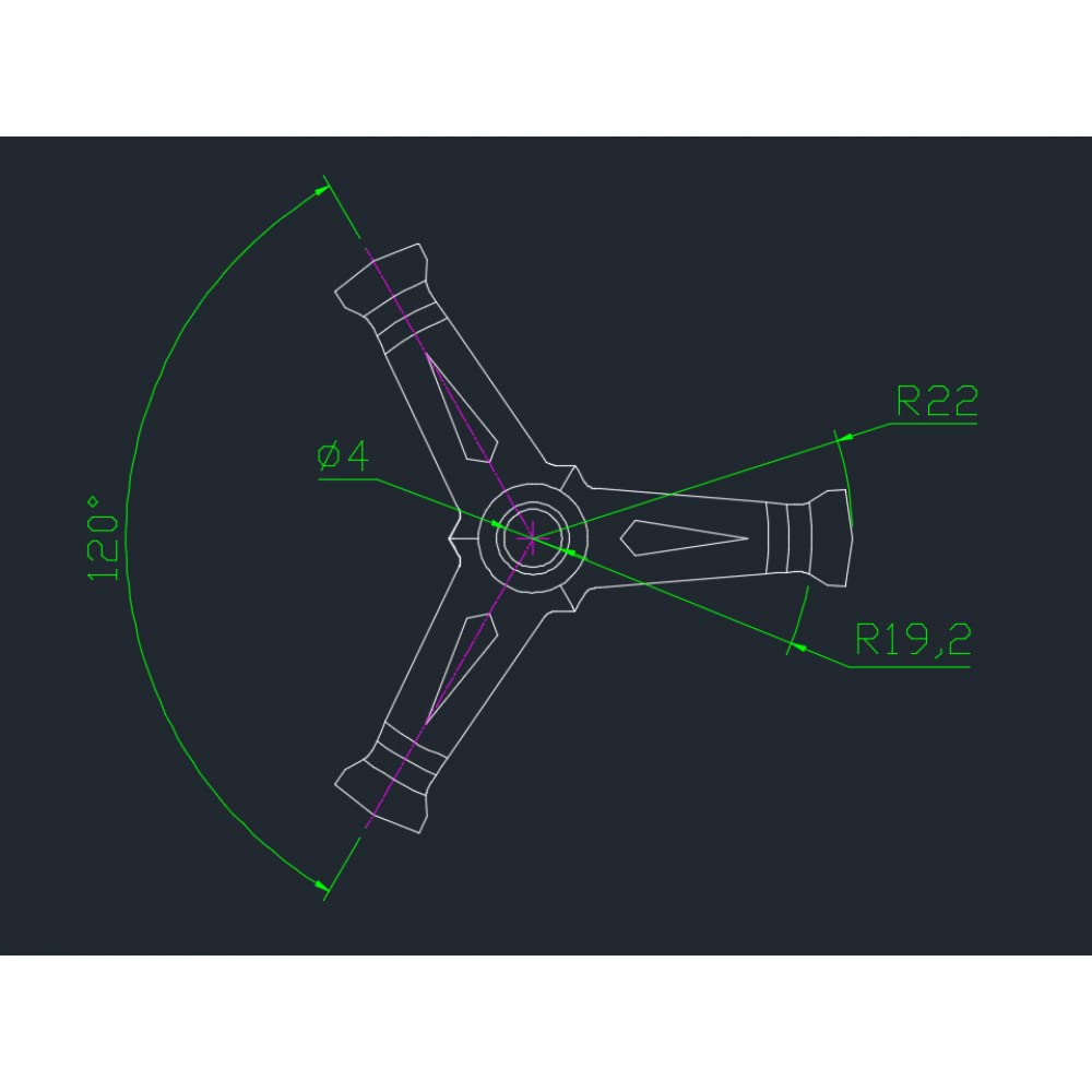 Microheli PLA 3D Printed Swashplate Leveler (YL) - Blade Infusion 180