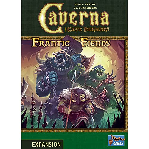 Lookout Caverna The Cave Farmers Frantic Fiends Board Game Expansion | Cooperative Farming Strategy Game for Adults and Kids | Ages 12+ | 1-7 Players | Avg. Playtime 30-210 Minutes | Lookout Games