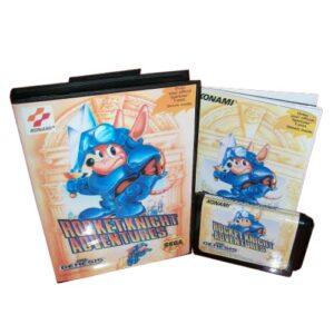 Royal Retro Rocket Knight Adventures With Box And Manual 16bit MD Game Card For Sega Mega Drive For Genesis