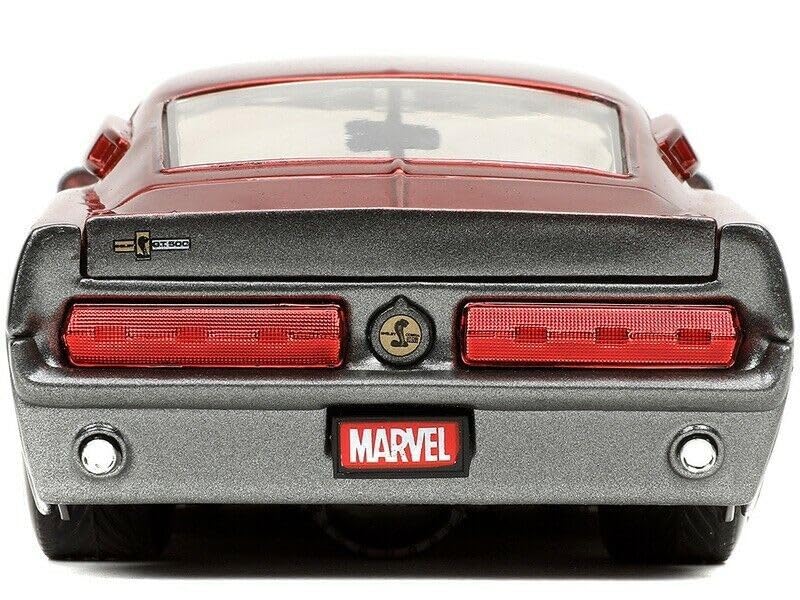 Jada Toys Marvel Guardians of The Galaxy 1:24 1967 Shelby GT500 Die-cast Car with 2.75" Star-Lord Figure