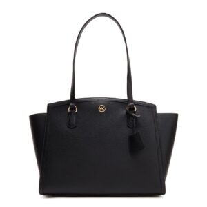 Michael Kors Chantal Large Top Zip Tote Black One Size