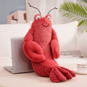 XIYUAN 17" Lobster Plush Toy-Plush Pillow Stuffed Sea Animal Lobster PillowCushion -Stuffed Animal Toy Pillow for Home Decoration Gifts