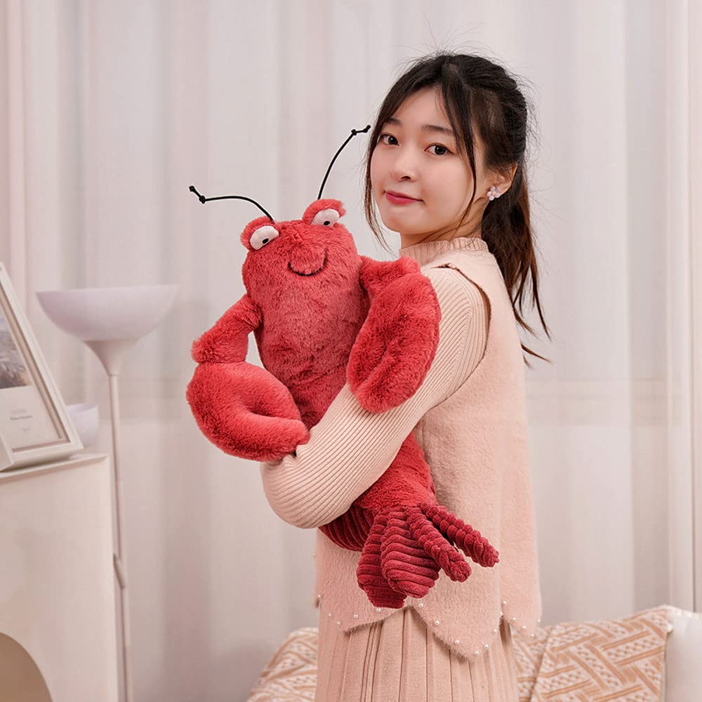 XIYUAN 17" Lobster Plush Toy-Plush Pillow Stuffed Sea Animal Lobster PillowCushion -Stuffed Animal Toy Pillow for Home Decoration Gifts