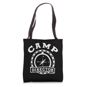 camp director tote bag