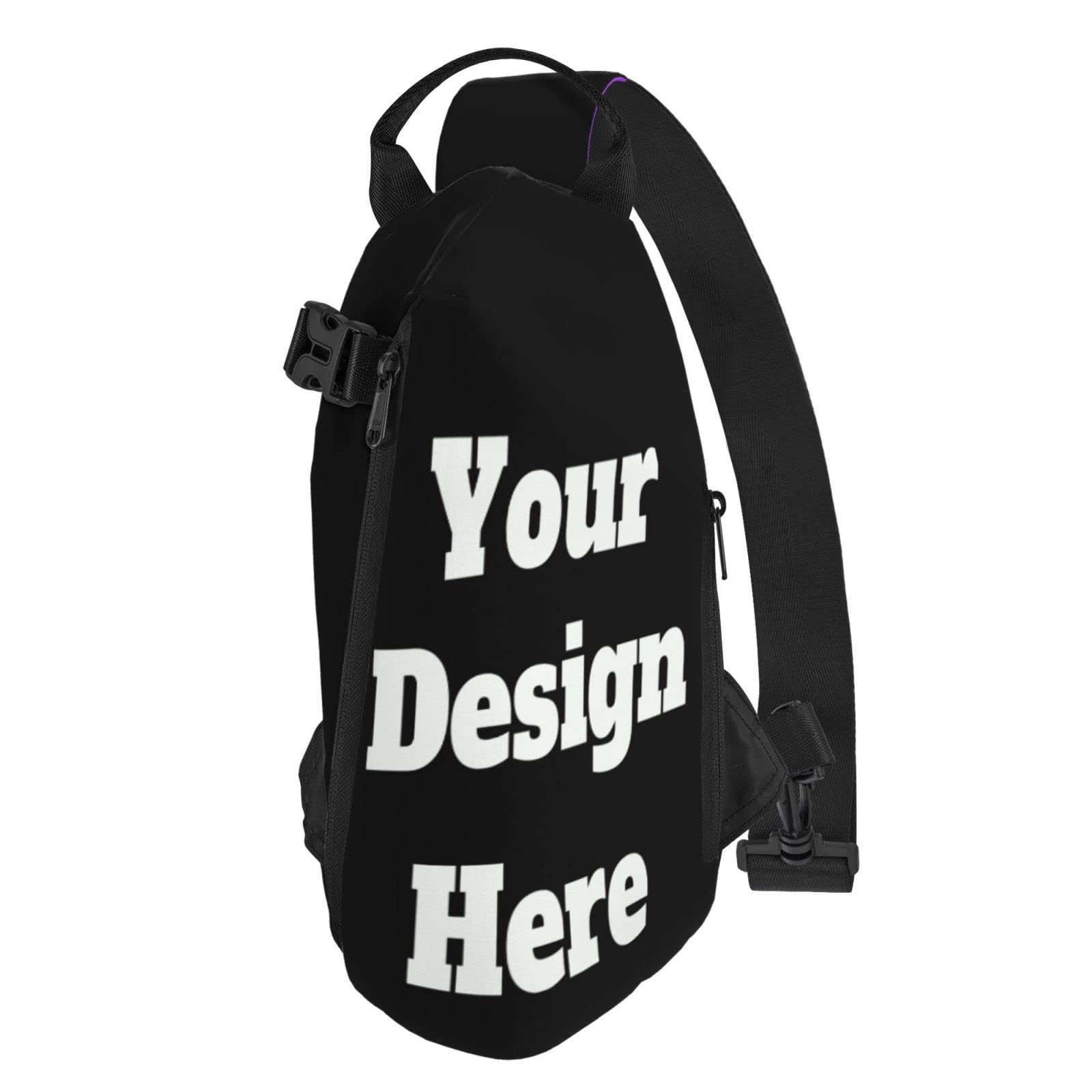 Custom Crossbody Chest Bag Customizable Crossbody Chest Bag Your Own Sport Shoulder Crossbody Bag Customized Gifts Customized Gifts Personalized Photo Gifts Custom Gifts For Men