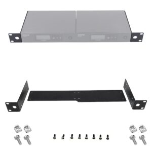 rk rackmount bracket kit fit for qlxd4 dual (2) receivers wireless system mount on 1u standard 19'' rack distribution