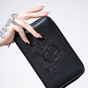 Killstar Spellcaster Embossed Pentagram Gothic Witchcraft Zip Wallet