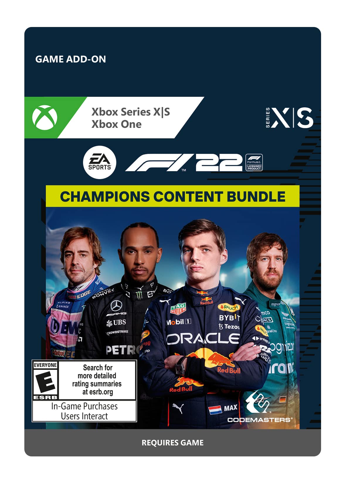 F1 2022: CHAMPIONS CONTENT BUNDLE - Xbox [Digital Code]