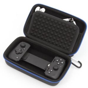 casematix carry case compatible with razer kishi v2 mobile gaming controller and razer edge handheld for android or ios smartphones, includes case only