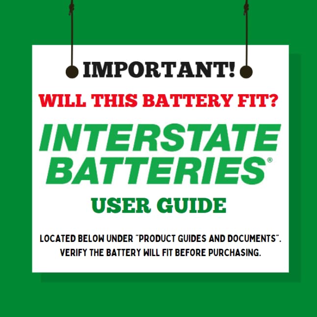 Interstate Batteries Automotive Battery 12V 63Ah (Group 34R) 800CCA SLI Pure Lead AGM Automobile Replacement Battery for Cars, Jeeps, SUVs, Trucks, Vans (MTZ-34R)