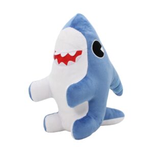 Whrigud Large Shark Dog Stuffed Animal Plush Toy Kawaii Shark Puppy Plushie Doll (Blue)