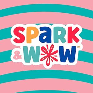 SPARK & WOW Rainbow Activity Wall Panels - Ages 18m+ - Montessori Sensory Wall Toy - 10 Activities - Busy Board - Toddler Room Décor