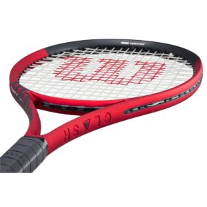 wilson clash 98 v2 tennis racquet - quality string - grip size 4-1/4